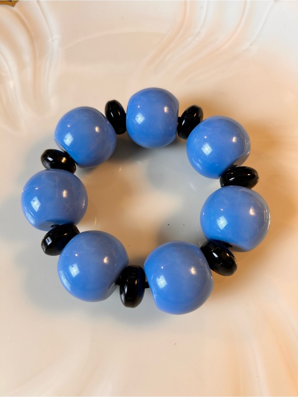 Marc by Marc Jacobs Big
Bauble Bead Stretch
Bracelet Vintage Y2K Chunky Bold Fun